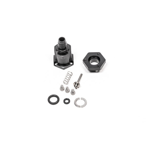 Radium Pump Outlet Adapter, Check Valve, 10Mm Barb
