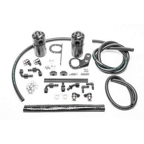 Radium Dual PCV/CCV Fluid Lock Catch Can Kit - Honda Civic Type-R FK8 17-21/FL5 22+