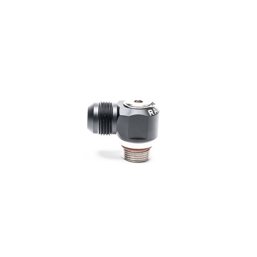 Radium V2 AN ORB to AN Male Flare Low Profile Swivel Banjo Fittings