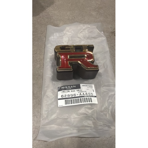 24k Gold Plated R34 GTR Emblem Set