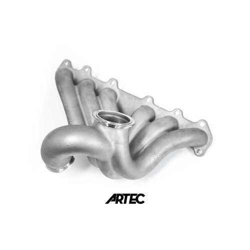 ARTEC Performance  Toyota 2JZ-GTE 70mm V-band Exhaust Manifold SKU:2JZ-GTE-70MM-VBAND-EX