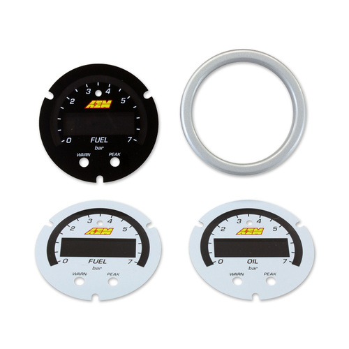 AEM X-Series Pressure Gauge 100 PSI/7BAR Oil/Fuel Accesory Kit AEM ELECTRONIC 30-0301-ACC