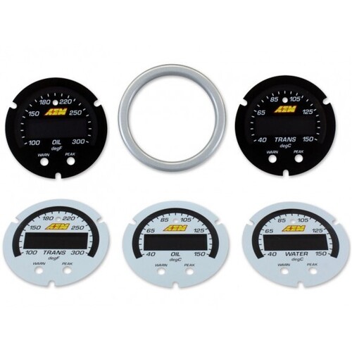 AEM X-Series Temperature Gauge 100-300F/40-150C Accesory Kit AEM ELECTRONIC 30-0302-ACC