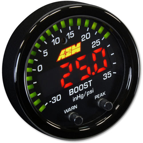AEM X-Series Digital 35PSI/2.5BAR Boost Display Gauge AEM ELECTRONIC 30-0306