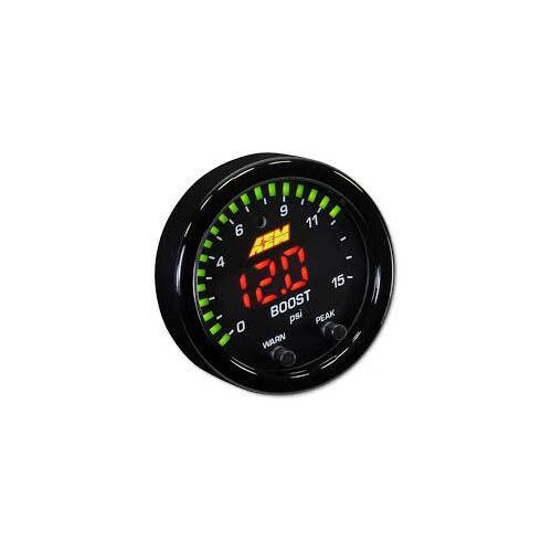 AEM X-Series Digital 15PSI Boost/Fuel Pressure Gauge AEM ELECTRONIC 30-0309