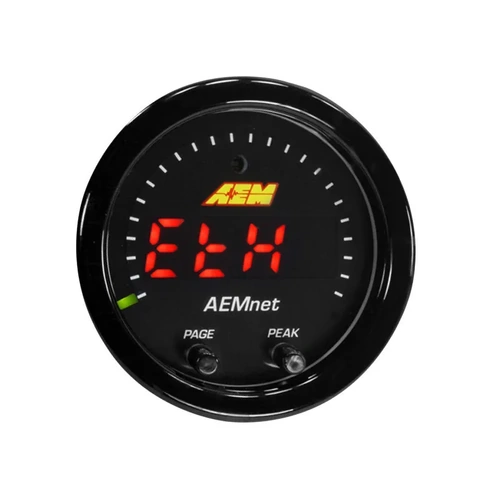 AEM X-Series AEMnet Can Bus Gauge Black Bezel & Black Faceplate