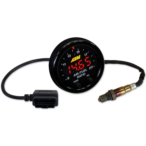AEM X-Series Wideband UEGO AFR Sensor Controller Gauge with OBDII Connectivity AEM ELECTRONIC 30-0334