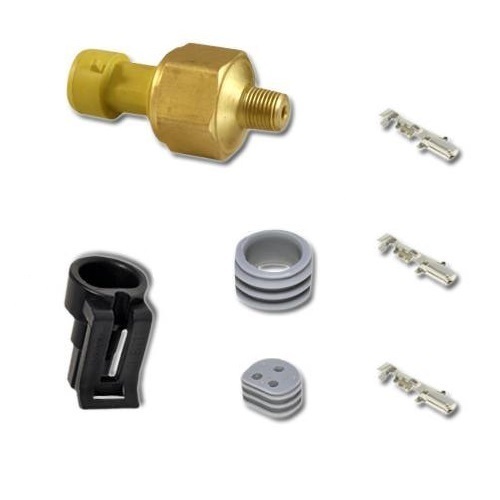 AEM Fluid Pressure Sensor Brass 100psi AEM ELECTRONIC 30-2131-100