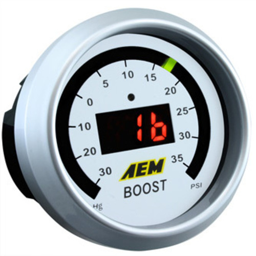 AEM 52mm Digital Boost Pressure Gauge -30-35psi AEM ELECTRONIC 30-4406
