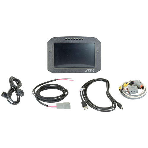 AEM CD-7FL Carbon Flat Panel Digital Racing Dash Display, Logging, No Internal GPS, AEM ELECTRONIC 30-5701F