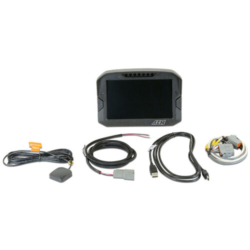 AEM CD-7 Carbon Digital Racing Dash Display, Non-Logging, Internal GPS Enabled, AEM ELECTRONIC 30-5702