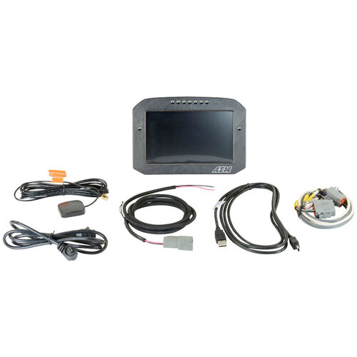 AEM CD-7FL Carbon Flat Panel Digital Racing Dash Display, Logging, Internal GPS Enabled, AEM ELECTRONIC 30-5703F