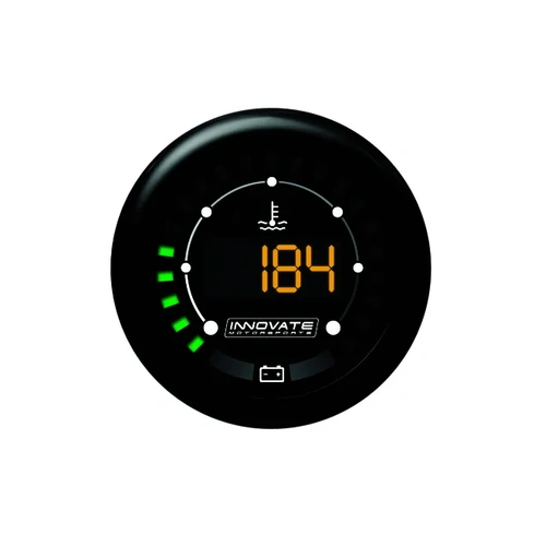 Innovate Motorsports MTX-D Dual Function Water Temp + Battery Gauge Kit 52mm
