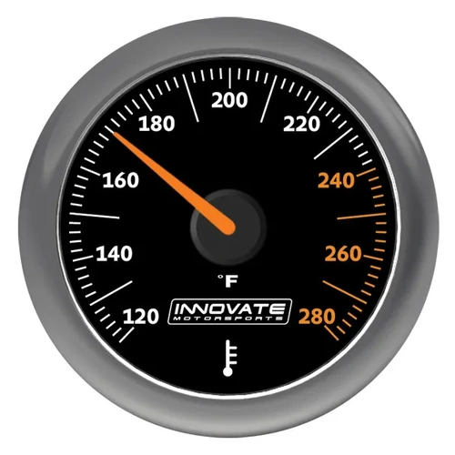 Innovate Motorsports MTX-A Fluid Temp - Oil/Water etc Gauge Kit, 52mm
