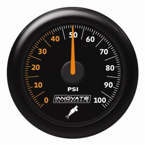 Innovate Motorsports MTX-A Fuel Pressure 0-100 PSI Gauge Kit, 52mm