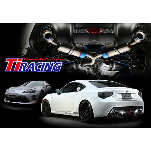 TOMEI Ti RACING TWIN TITANIUM MUFFLER CATBACK SYSTEM for 86/BRZ/FR-S