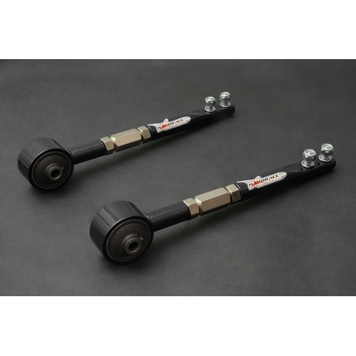 HARDENED RUBBER HEAVY DUTY TENSION/CASTER ROD BLACK NISSAN SILVIA 200SX S14/S15, SKYLINE R33/R34 GTS-T/GT-T