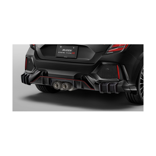 Mugen Rear Under Spoiler (Black)