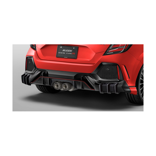 Mugen Civic Rear Under Spoiler (Red)