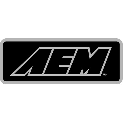 AEM 10-922GY Decal Gray DECAL AEM, GRAY LARGE, 4.1" x 1.5"