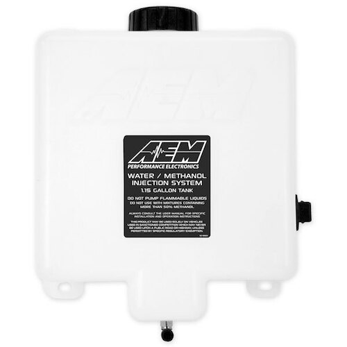 AEM V2 Water/Methanol Injection 1.15 Gallon Tank Kit with Anti-Starvation Reservoir and Conductive Fluid Level Sensor