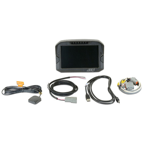 AEM CD-7 Carbon Digital Racing Dash Display, Non-Logging, Internal GPS Enabled