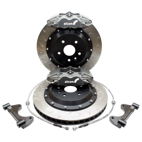 Alcon Rear Bolt On Big Brake Kit - Honda S2000 AP1/AP2 CAR69 Grey (4-Piston) Caliper DBA 355x32mm Rotor 