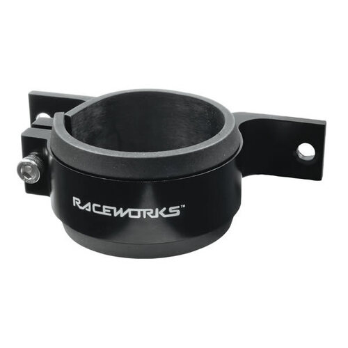 Raceworks Billet Fuel Pump Bracket 60mm Black  ALY-001BK