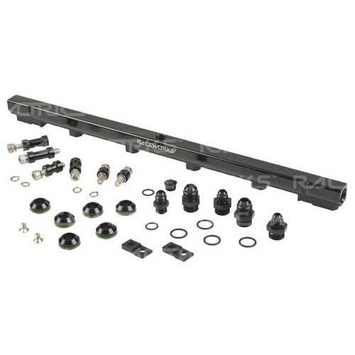 Raceworks Fuel Rail Black for Nissan Skyline R33/Stagea C34 S1 (RB25 Non-Neo)  ALY-029BK