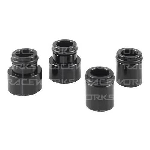 Raceworks Lower Injector Mounting Boss for Mazda 13Bt S4 Onwards Black 4Pk  ALY-045BK