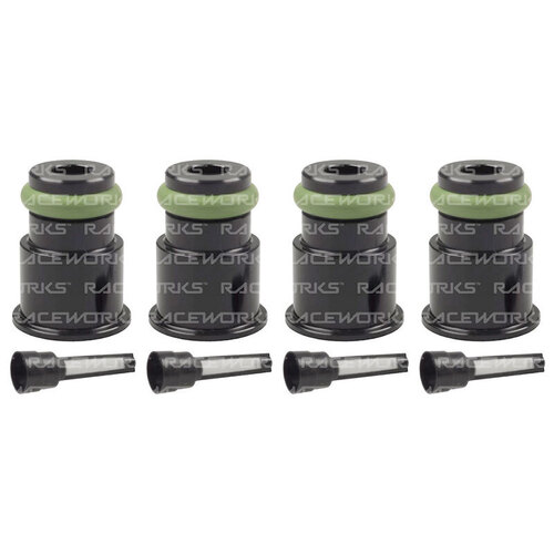 Raceworks Injector Extension – Short to 3/4 Length/14mm to 14mm (4 Pack)  ALY-106BK-4