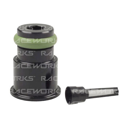 Raceworks Injector Extension – Short to 3/4 Length/14mm to 14mm  ALY-106BK