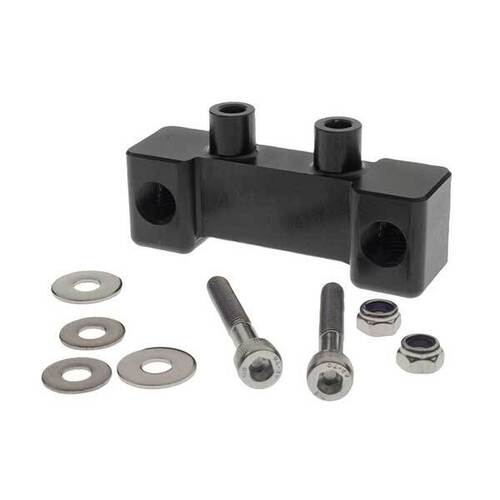 Raceworks 2-Way Remote Sensor Block/Manifold  ALY-152-2BK