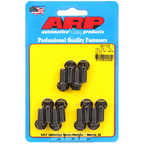 ARP FOR Chevy 3/8 x .750  drilled hex header bolt kit