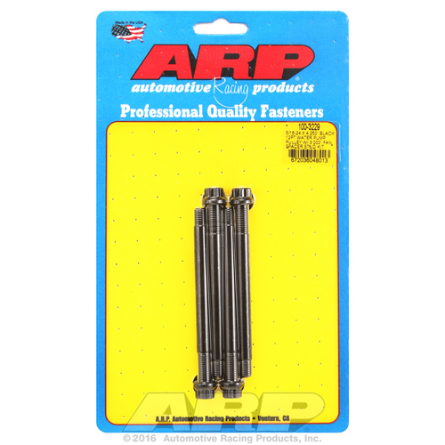 ARP FOR 5/16-24 X 4.250 blk 12pt water pump pulley w/ 3.000 fan spacer stud kit