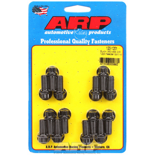 ARP FOR Buick 350-455 3/8  12pt header bolt kit