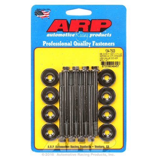 ARP FOR Chevy GENIII/IV LS Series w/.375 spacer hex valve cover bolt kit