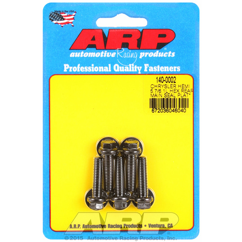 ARP FOR Chrysler hemi 5.7/6.1L hex rear main seal plate bolt kit