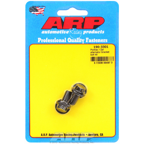ARP FOR Pontiac 12pt alternator bracket bolt kit