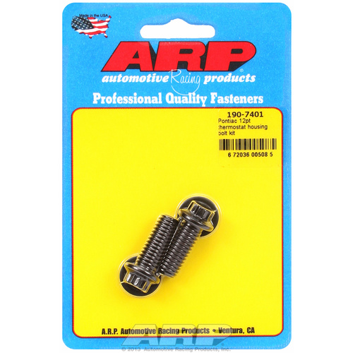 ARP FOR Pontiac 12pt thermostat housing bolt kit