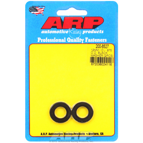 ARP FOR M12 ID .875 OD black washers