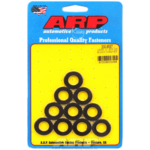 ARP FOR M12 ID .875 OD black washers