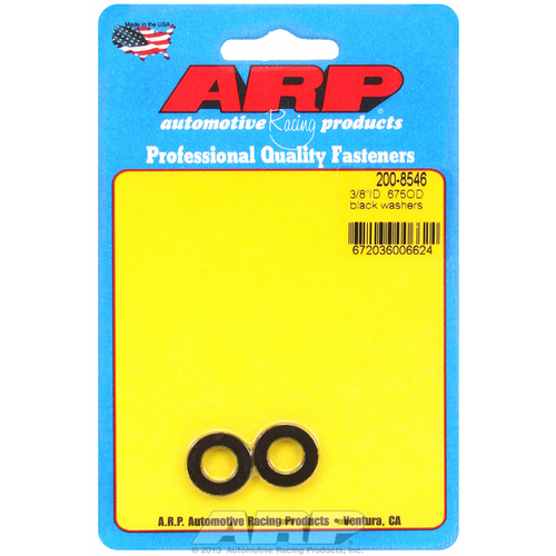 ARP FOR 3/8 ID .675 OD black washers