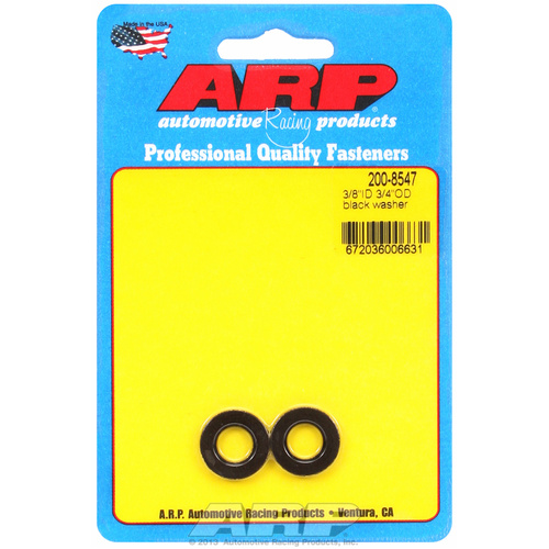 ARP FOR 3/8 ID 3/4 OD black washers