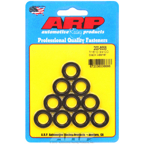 ARP FOR 7/16 ID 3/4 OD black washers