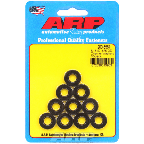 ARP FOR 5/16 ID   .675 OD chamfer washers