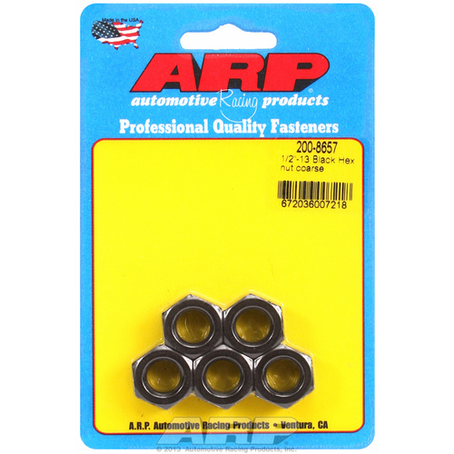 ARP FOR 1/2-13 black coarse hex nut kit