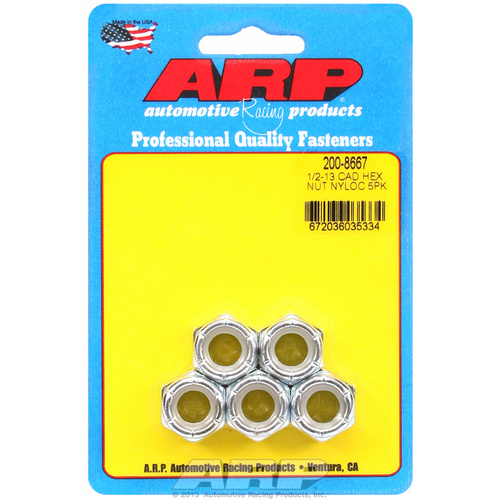ARP FOR 1/2-13 cad coarse nyloc hex nut kit