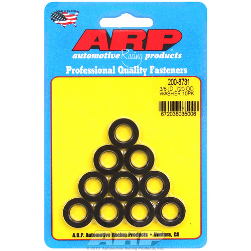 ARP FOR 3/8 ID .720 OD black washers
