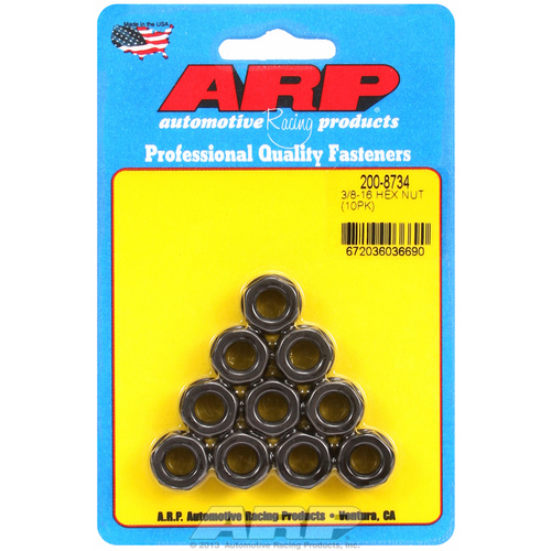 ARP FOR 3/8-16 black hex nut kit